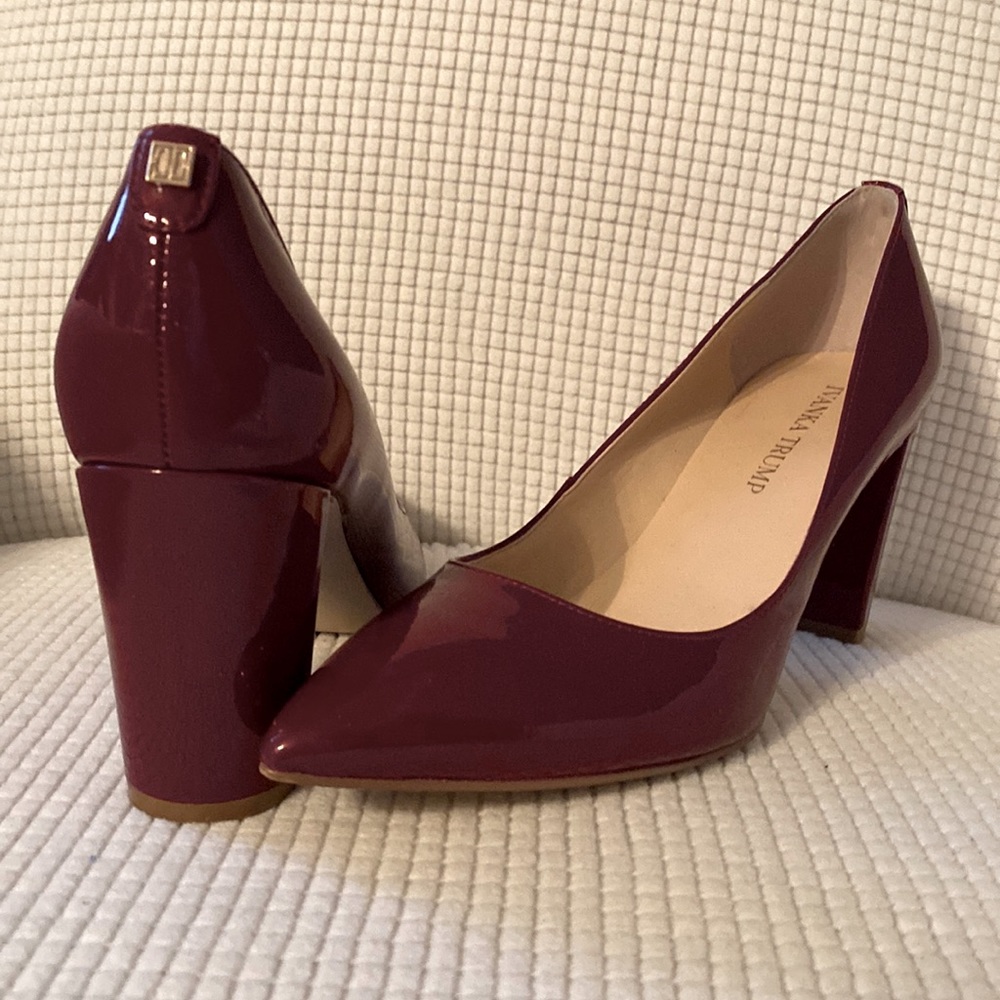 Ivanka Trump red patent heels